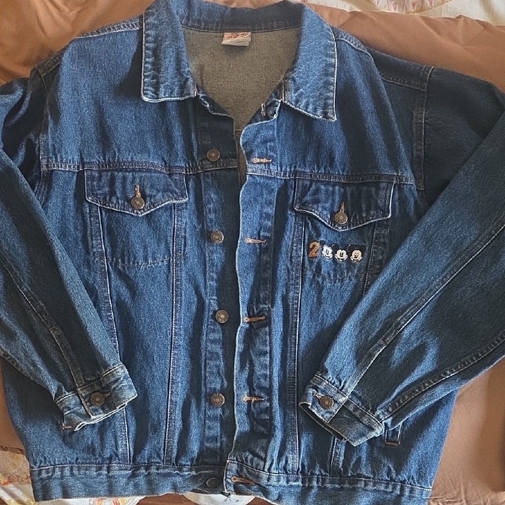 Vintage Disney World 20th Anniversary Unisex Jean Jacket